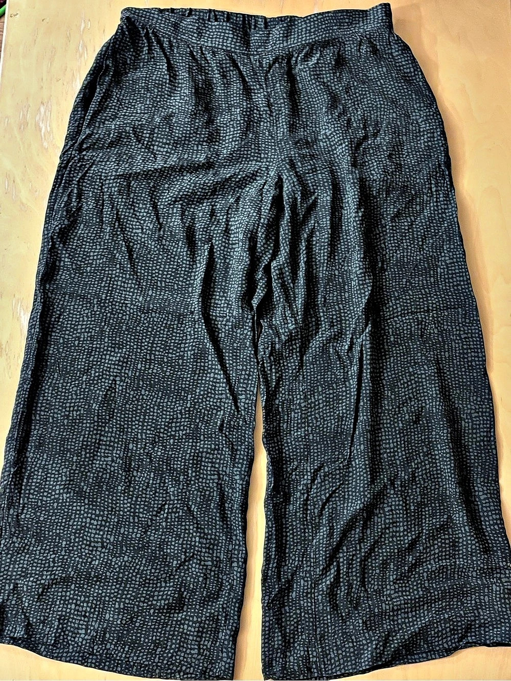 Eileen Fisher Wide Leg Silk Pants